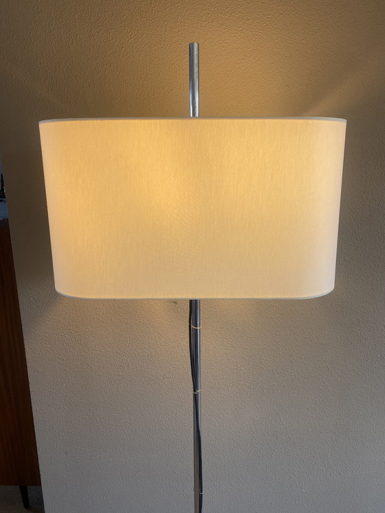 Image 1 of Vintage Rolf Benz Tischlampe Stehlampe Milchglas