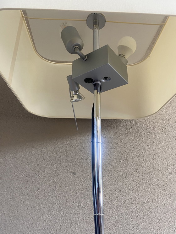 Image 1 of Vintage Rolf Benz Tischlampe Stehlampe Milchglas