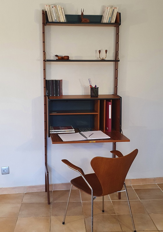 Image 1 of Norwegischer Sekretär Aus Teakholz Ergo Von Blindheim, 1960S