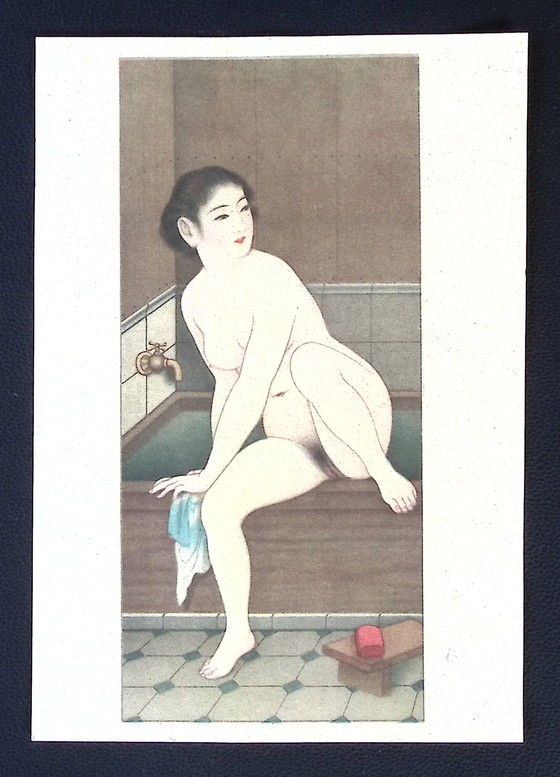 Image 1 of 8x Kikō hakkei - Nackte Schönheiten Litho-Papier