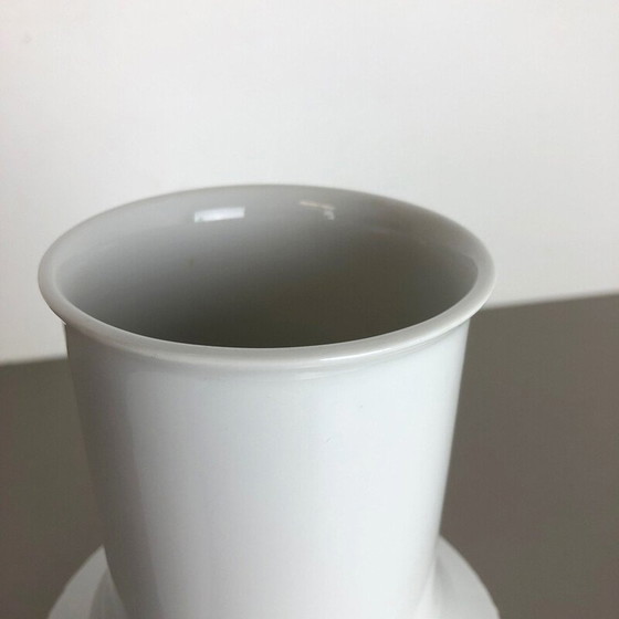 Image 1 of 2er-Set Op-Art-Vase aus Porzellan von Richard Scharrer für Thomas