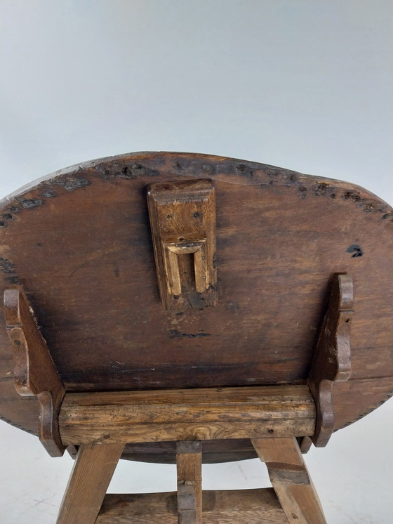 Image 1 of 1 X Antiker Norwegischer Klappbarer Couchtisch. 1880'S