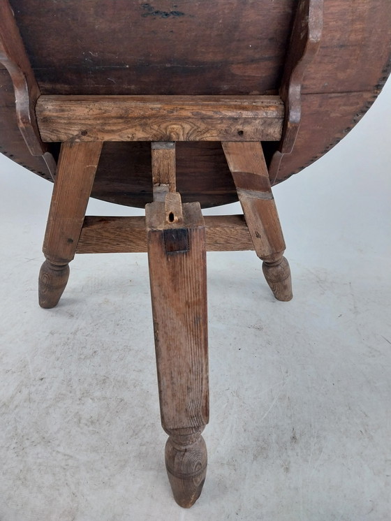 Image 1 of 1 X Antiker Norwegischer Klappbarer Couchtisch. 1880'S