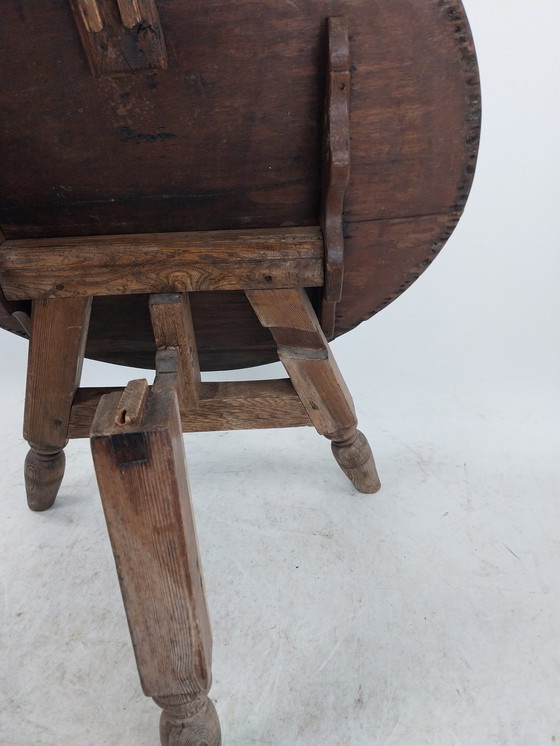 Image 1 of 1 X Antiker Norwegischer Klappbarer Couchtisch. 1880'S