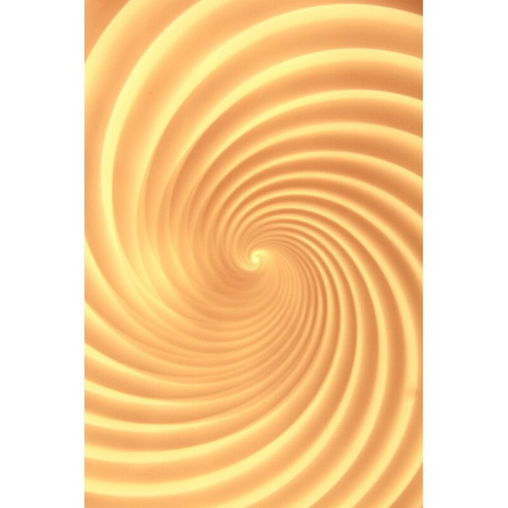 Image 1 of Vintage Calla Swirl Murano Deckenleuchte Italien 1970er