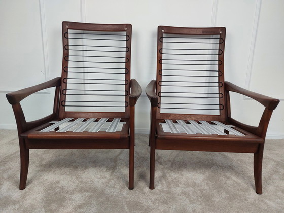 Image 1 of 2x De Ster Geldermalsen Hochlehner Sessel