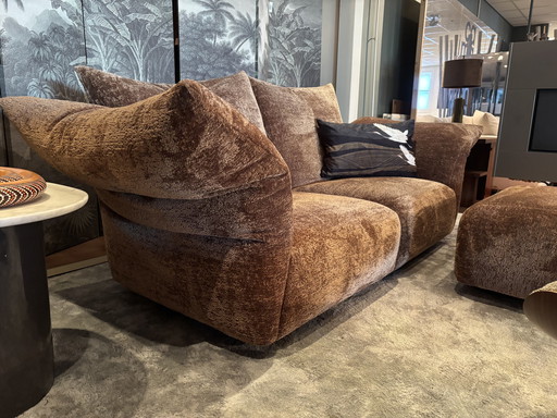 Edra Standard Sofa + Pouf In Stoff T Produktion 2024