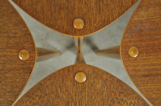 Image 1 of Fritz Hansen / Buche & Teak "Herz" Esszimmerstühle, FH4103 / Hans J. Wegner / Dänemark 1950s