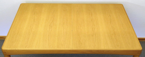 Image 1 of Vintage Esszimmergarnitur, Helle Eiche,  Design H. W. Klein Für Bramin, Dänemark 1960