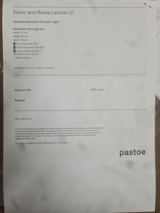 Image 1 of Pastoe Vision Element-Schrank