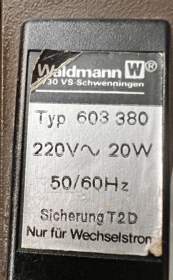 Image 1 of Waldmann Pendelleuchte, Industrie 70er Jahre