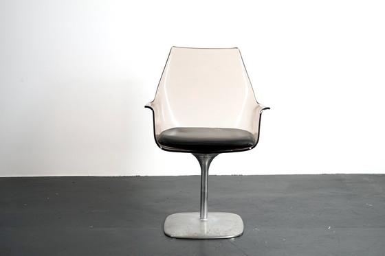 Image 1 of Vintage Champagner Stuhl aus Acrylglas, 1970er 