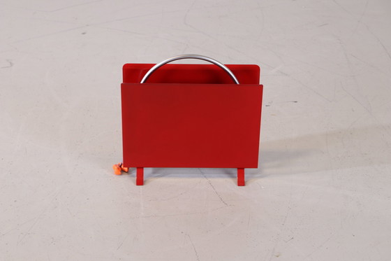 Image 1 of Gebr van der Stroom Niederländisches Originalmodell Gispen 1022 Zeitschriftenständer