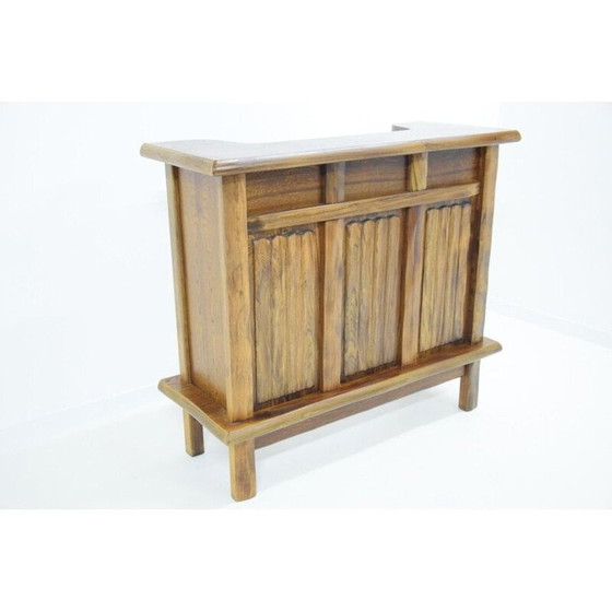 Image 1 of Vintage-Bar aus massiver Ulme, Frankreich 1980