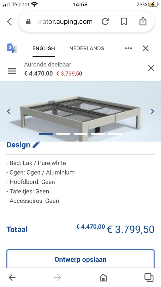 Image 1 of Auping Auronde teilbar elektrisch