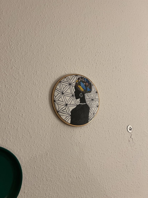 1X Königin der Farben 22 Stahlplatte