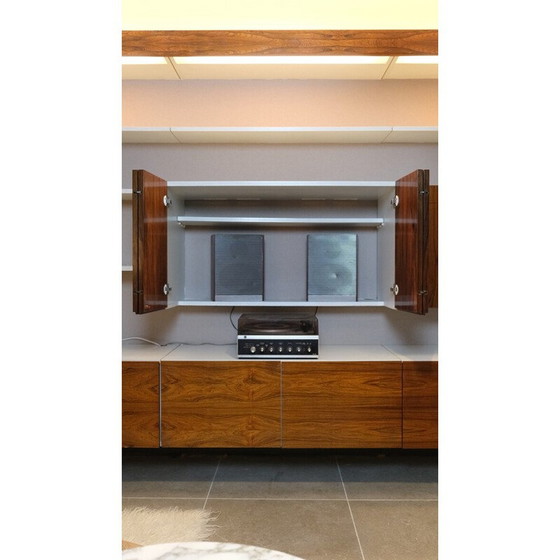 Image 1 of Vintage Rio Palisander Wandschrank von Fritz Peters, Deutschland 1966