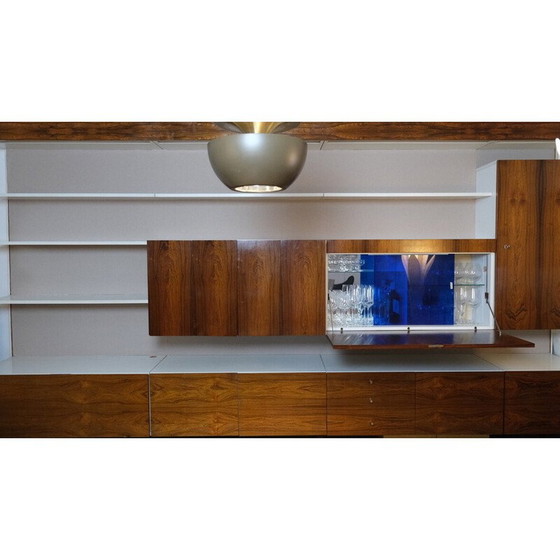 Image 1 of Vintage Rio Palisander Wandschrank von Fritz Peters, Deutschland 1966