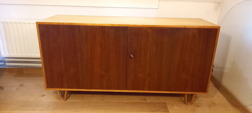 Pastoe Cees Braakman Sideboard Db02 Birke Serie mit Teakholz