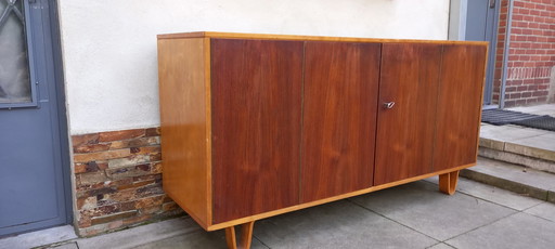 Pastoe Cees Braakman Sideboard Db02 Birke Serie mit Teakholz