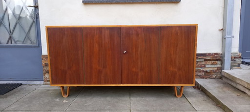 Pastoe Cees Braakman Sideboard Db02 Birke Serie mit Teakholz