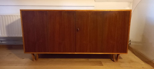 Pastoe Cees Braakman Sideboard Db02 Birke Serie mit Teakholz