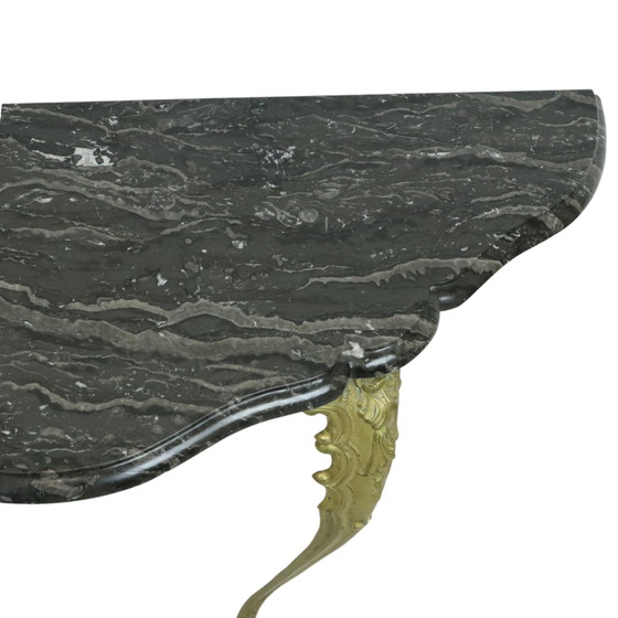 Image 1 of Französische Marmorkonsole im Barockstil
