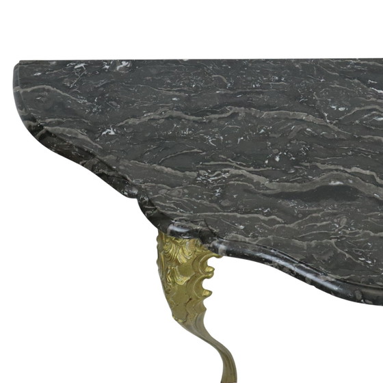 Image 1 of Französische Marmorkonsole im Barockstil