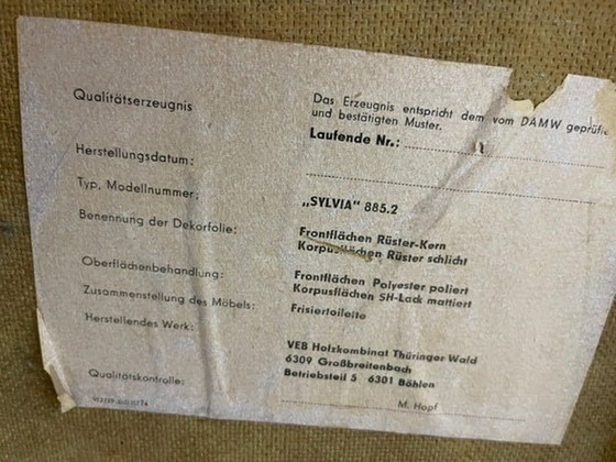 Image 1 of Satz von 3 Nachttischen DDR