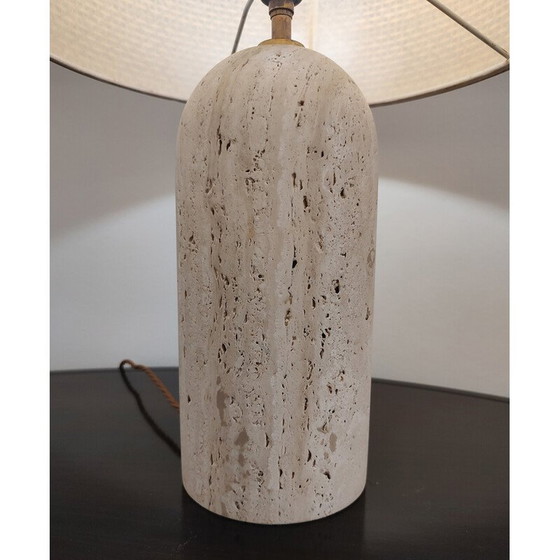 Image 1 of Tischlampe aus Travertin, 1970