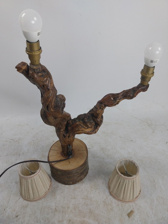 Image 1 of 1 X Brutalist Französisch Tischlampe von Grapevine 1970'S