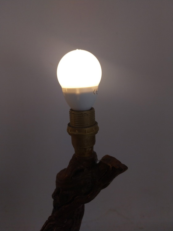 Image 1 of 1 X Brutalist Französisch Tischlampe von Grapevine 1970'S