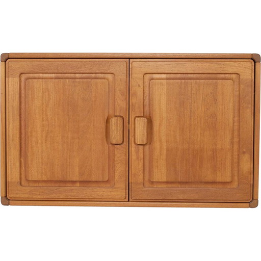 Satz von 3 hängenden Sideboards aus massivem Teakholz, 1960