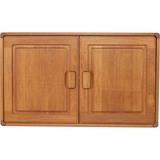 Image 1 of Satz von 3 hängenden Sideboards aus massivem Teakholz, 1960