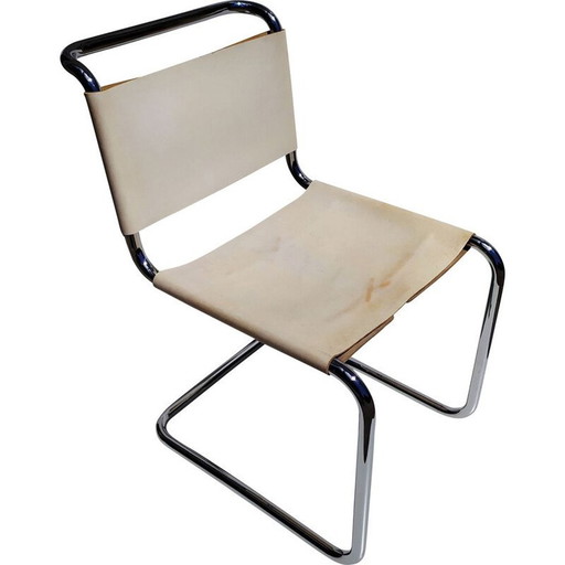 Vintage S33 Lederstuhl 1970er Jahre