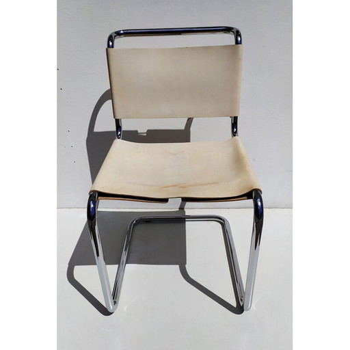 Vintage S33 Lederstuhl 1970er Jahre