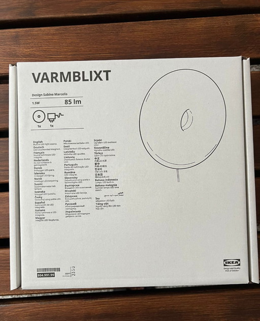 Ikea Varmblixt donutlamp