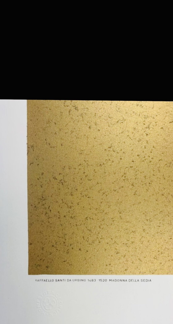 Image 1 of Raffael Van Urbino: "Madonna Della Sedia". Seltenes antiquarisches Lichtdruckporträt.