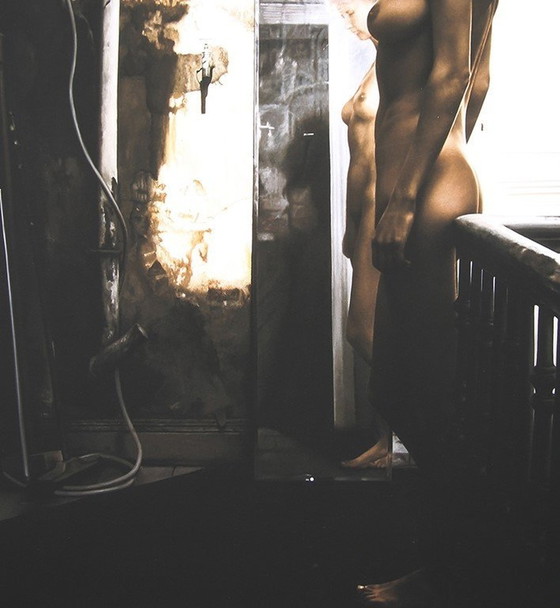 Image 1 of Peter Handel - Auf der Treppe, Giclee-Kunstdruck