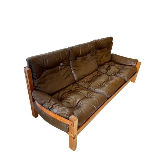 Image 1 of 3-Sitzer-Sofa von Pierre Chapo, Frankreich 1960