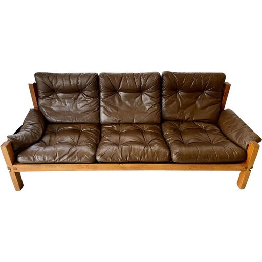 3-Sitzer-Sofa von Pierre Chapo, Frankreich 1960