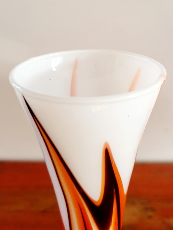 Image 1 of Vase aus Muranoglas, Mid Century, Carlo Moretti, Italien, 1950-60er Jahre