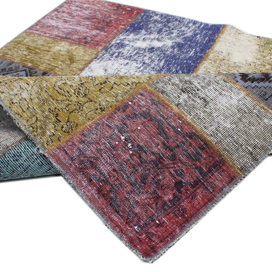 Image 1 of Perserteppich Patchwork Teppich 117X117 Nr:2521