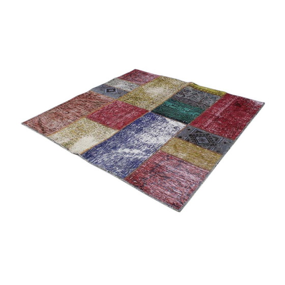 Image 1 of Perserteppich Patchwork Teppich 117X117 Nr:2521