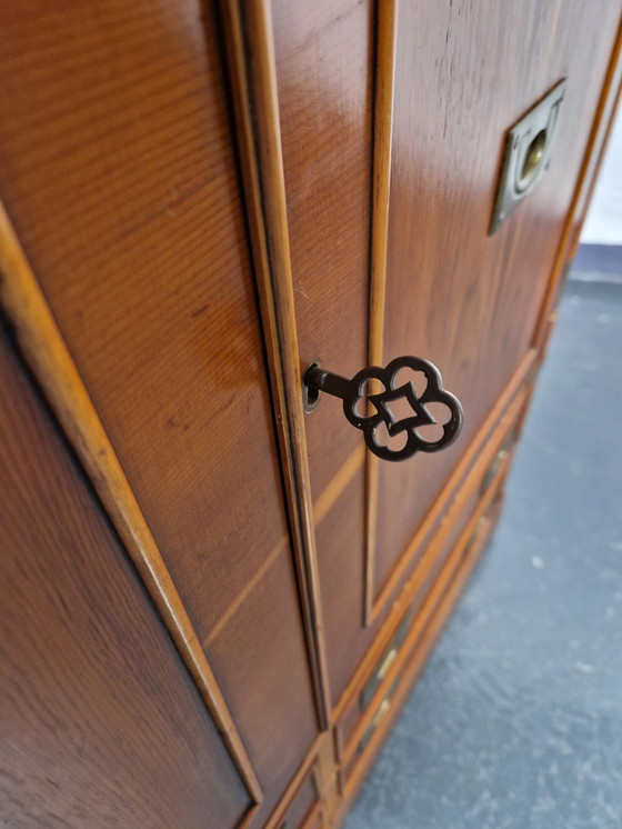 Image 1 of Vintage Kommode Campaign Stil Englisch Military Maritime