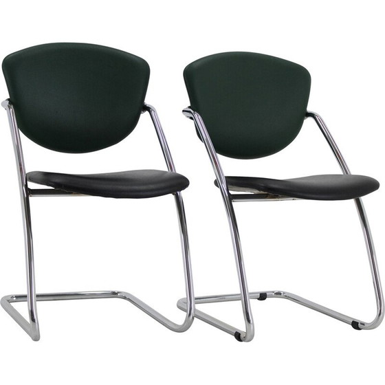 Image 1 of Paar italienische Vintage-Sessel, 1980er Jahre