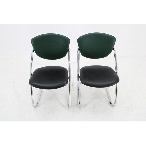 Image 1 of Paar italienische Vintage-Sessel, 1980er Jahre