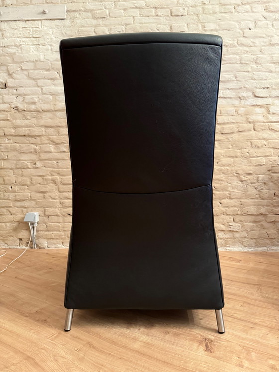 Image 1 of De Sede schwarzer Ledersessel