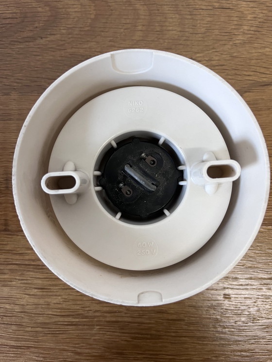 Image 1 of Rosa marmorierte Art Deco Glühbirne Deckenlampe Dreißiger Jahre