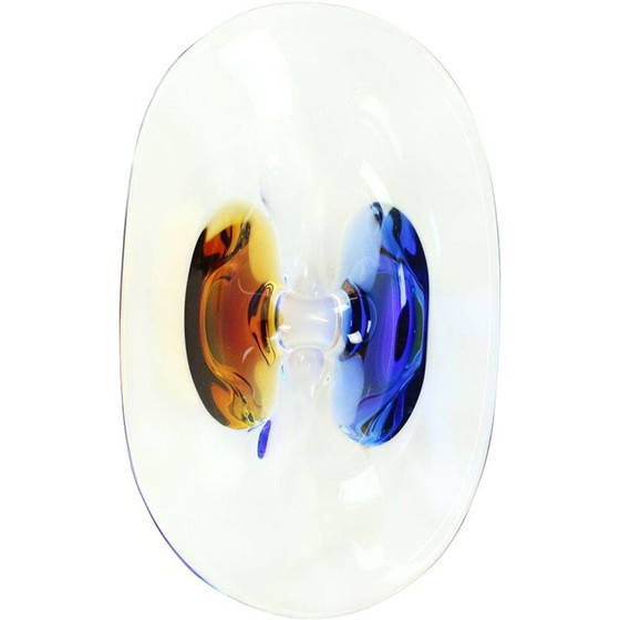 Image 1 of Glasschale aus Metall von Frantisek Zemek, 1960